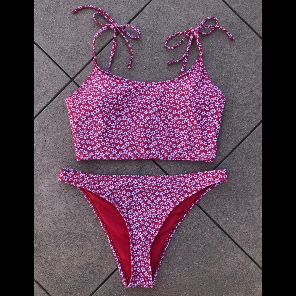 Forever21 Floral Swim Suit Small